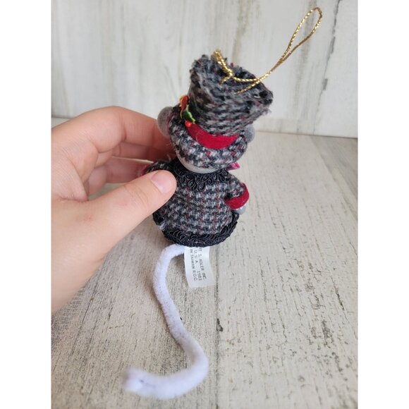 Kurt Adler Mouse Top Hat Bell vintage ornament Xmas - Picture 4 of 5